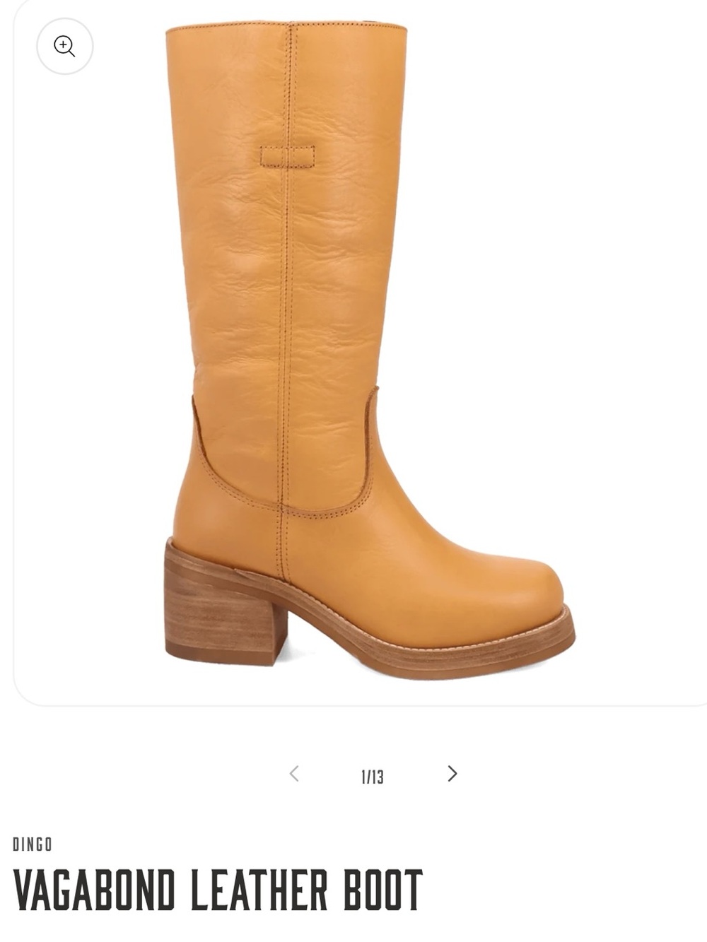Dingo Vagabond Leather Boot